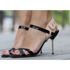 Pedro Garcia Moon Delle Swarowski Crystal Slingback‎ Stiletto Heel Women's